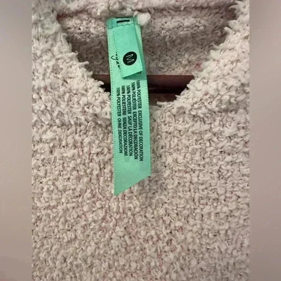 Women’s Honeydew Intimates Peachy Pink embroider heart hoodie size Medium - Picture 6 of 7